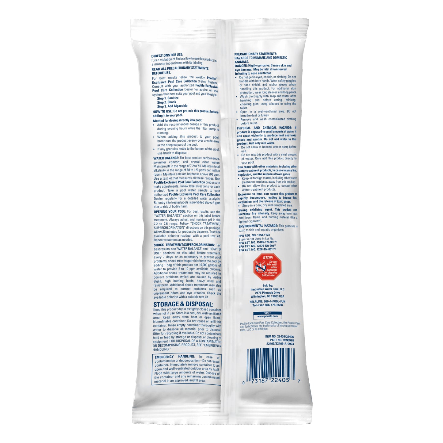 Poolife TurboShock (1 lb Bags)