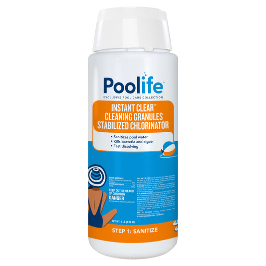 Poolife Instant Clear Cleaning Granules Stabilized Chlorinator