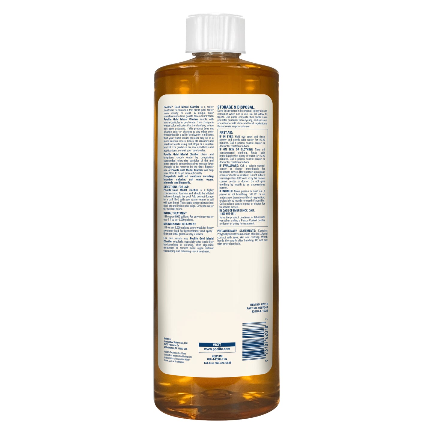 Poolife Gold Medal Clarifier (1 qt)