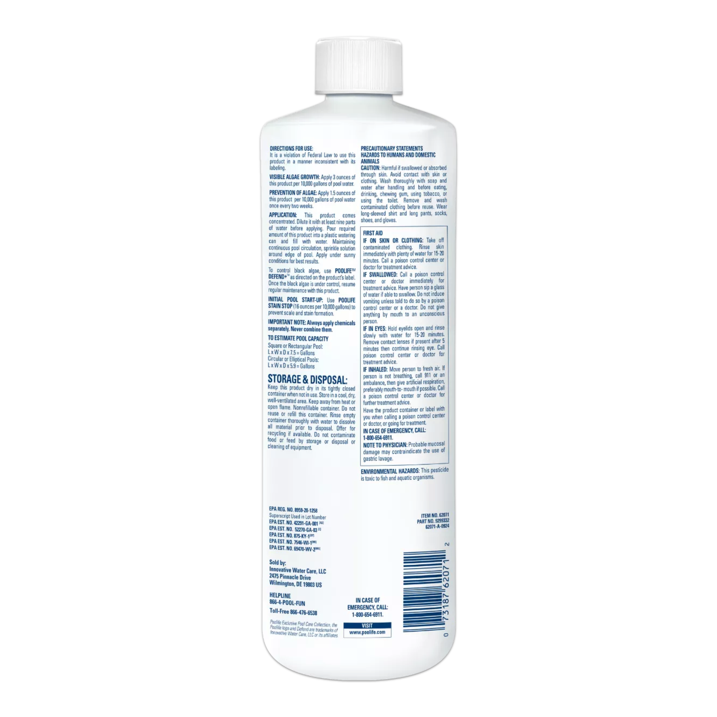 Poolife AlgaeKill Extreme