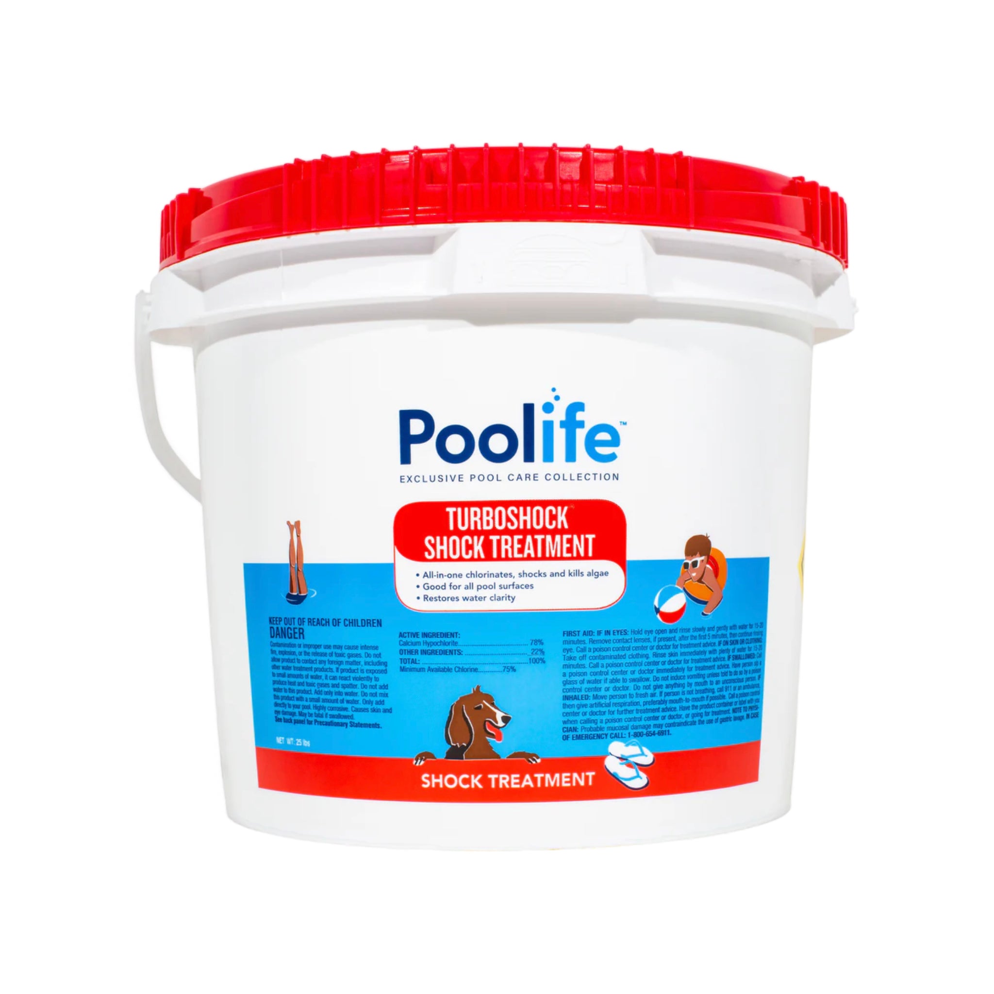 Poolife TurboShock (25 lb): Calcium Hypochlorite Pool Shock ...