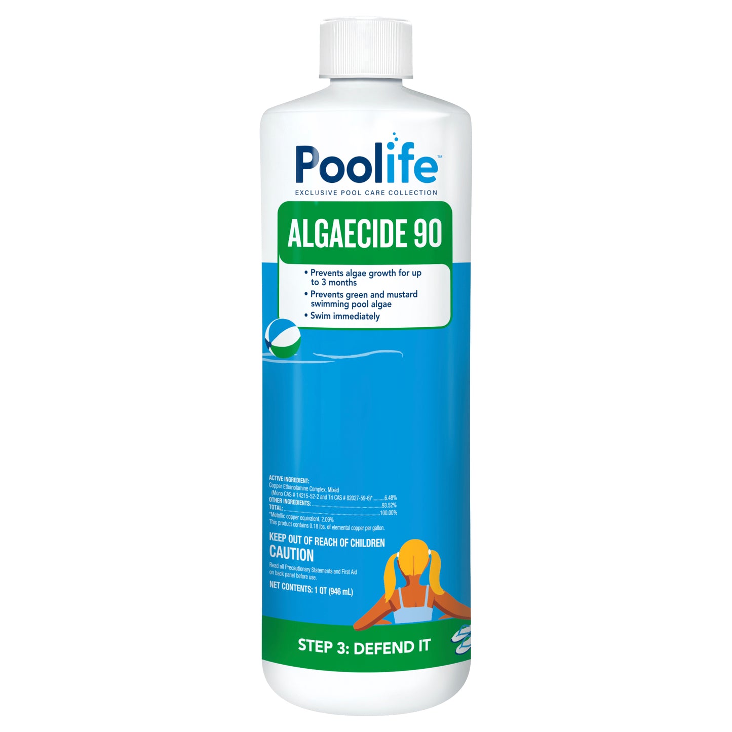 Poolife Algaecide 90 (1 qt)