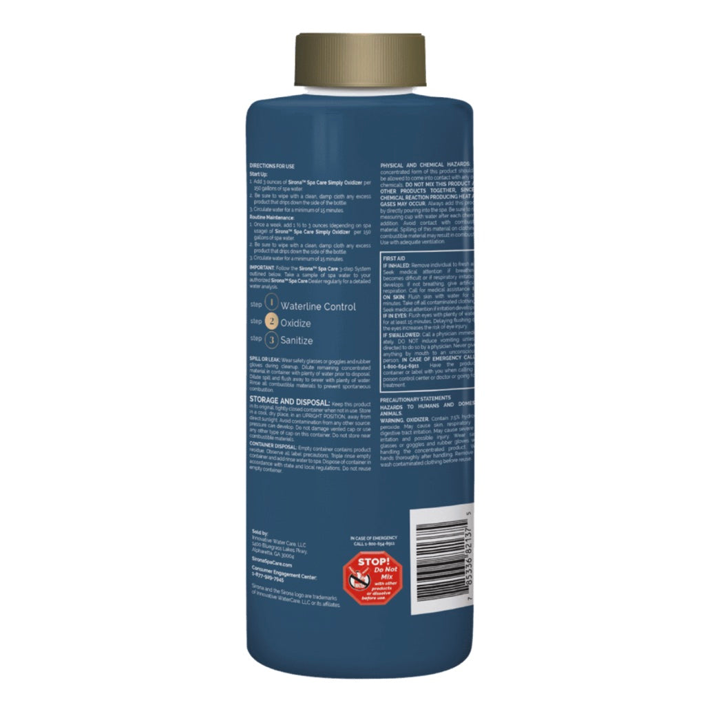 Sirona Spa Care Simply Oxidizer (32 oz)