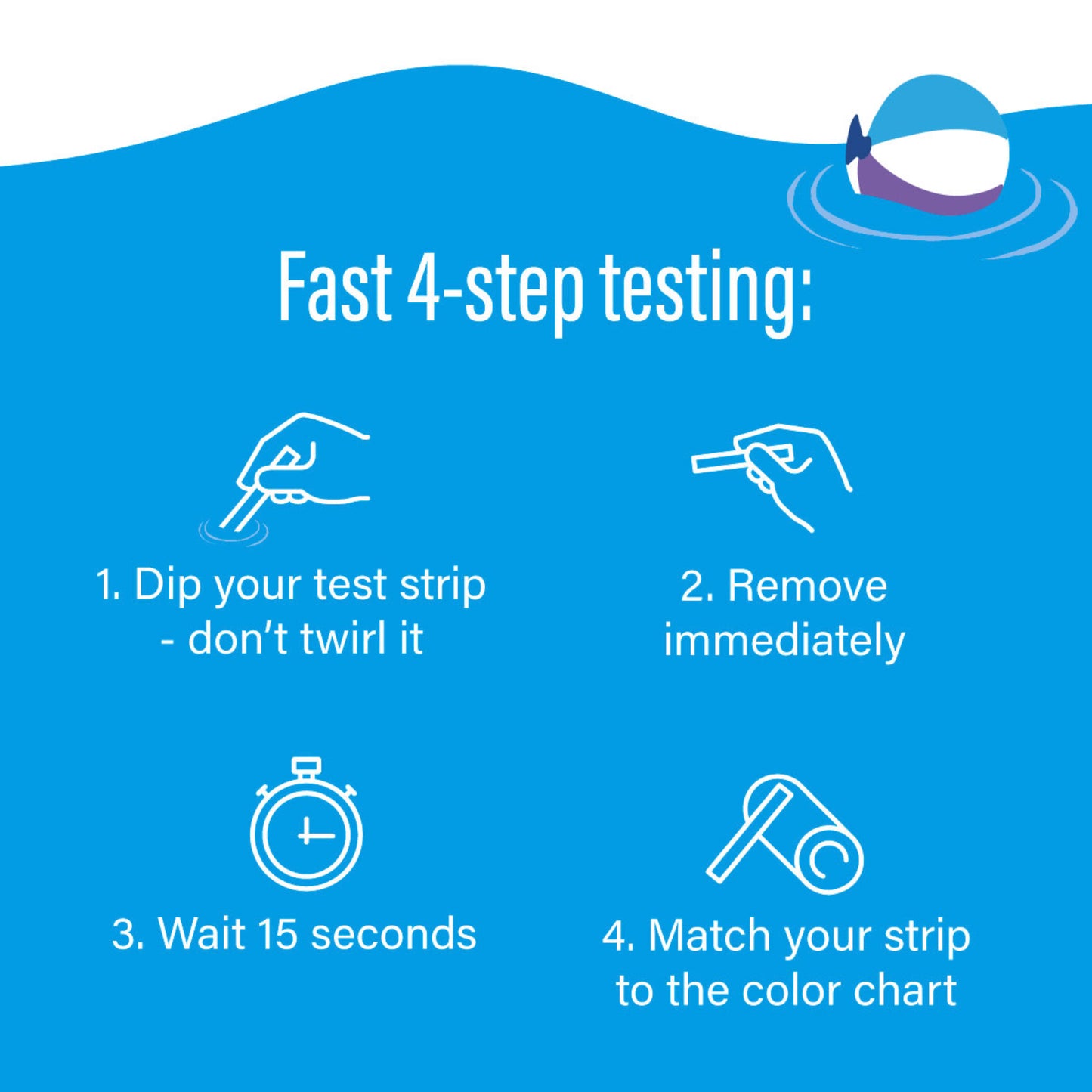 Poolife 6-Way Test Strips (50 Strips)