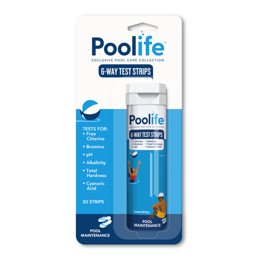 Poolife 6-Way Test Strips (50 Strips)