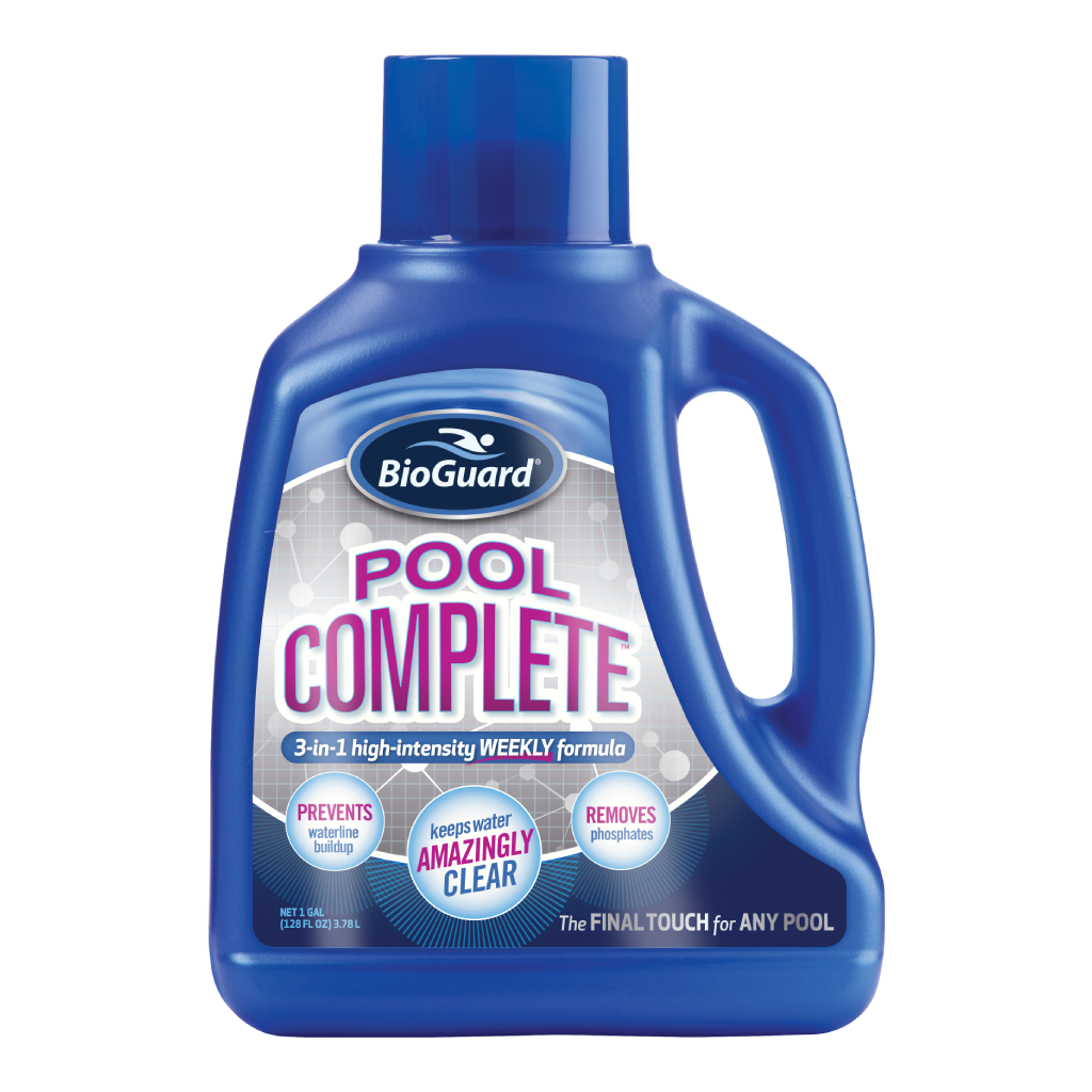 BioGuard Pool Complete (1 Gal) | Clear Water, No Buildup, Removes ...