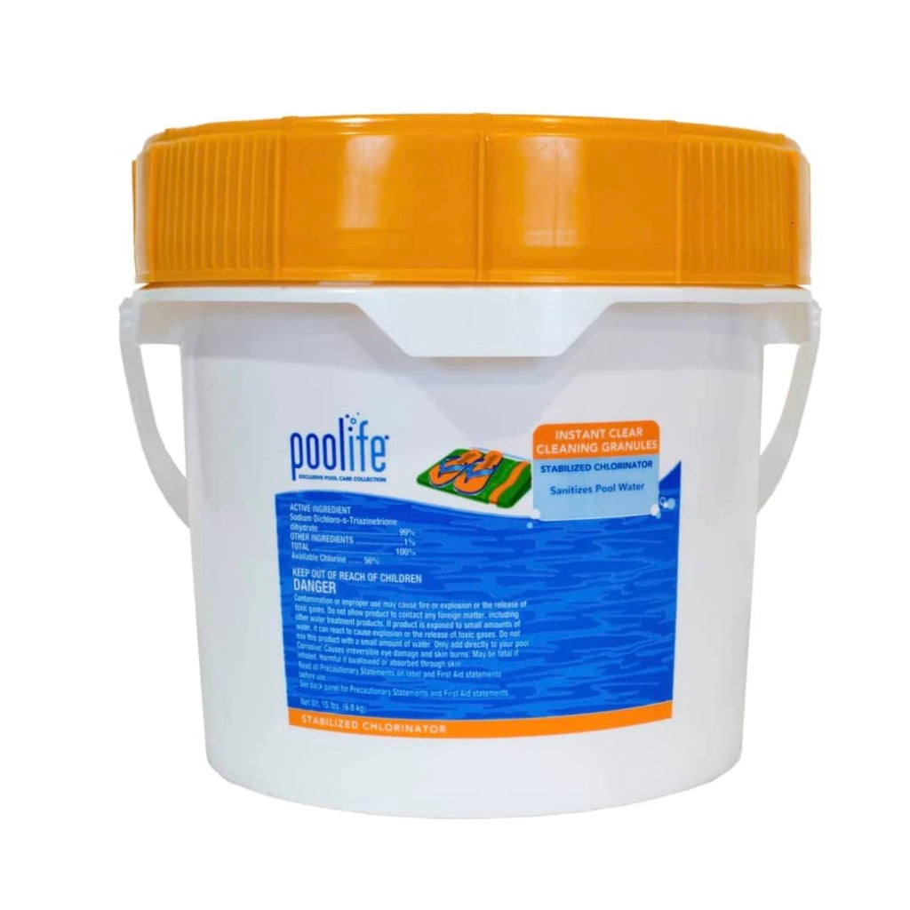 Poolife Instant Clear Cleaning Granules Stabilized Chlorinator