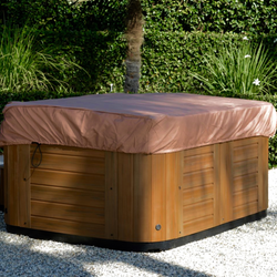 Spa Cover Cap/Cover - Large Cinnamon